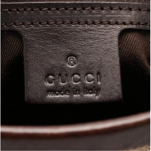 Gucci Leather Trimmed GG Canvas Tote - Picture 12 of 12